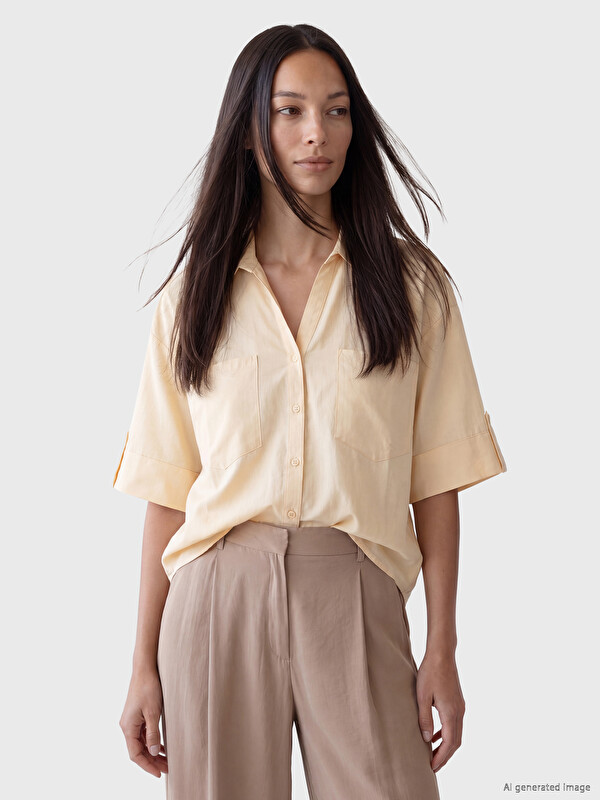 LCW EVERYDAY Poplin Kadın Gömlek