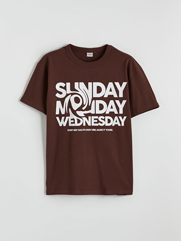 LCW Kids Erkek Çocuk Yazı Baskılı Tişört