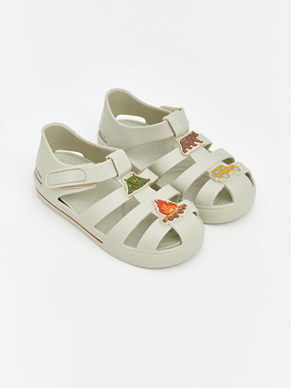LCW STEPS Baskılı Erkek Bebek Sandalet