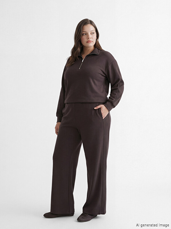 LCW Comfort Beli Lastikli Kadın Eşofman Altı	
