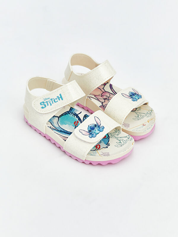 LCW STEPS Lilo & Stitch Baskılı Kız Bebek Sandalet