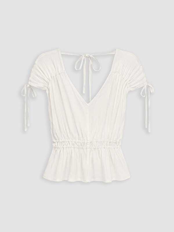 LCWAIKIKI Classic Woman Ecru Blouse