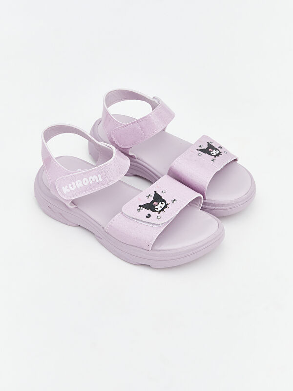 LCW STEPS Kuromi Baskılı Kız Çocuk Sandalet