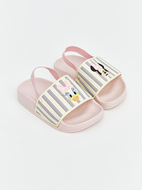 LCW STEPS Minnie Mouse Baskılı Kız Çocuk Terlik