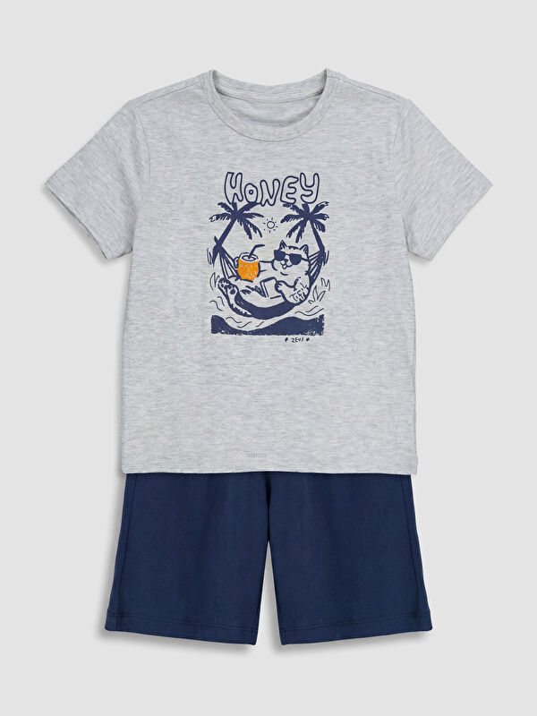 LC WAIKIKI Erkek Çocuk Şortlu Pijama Takımı