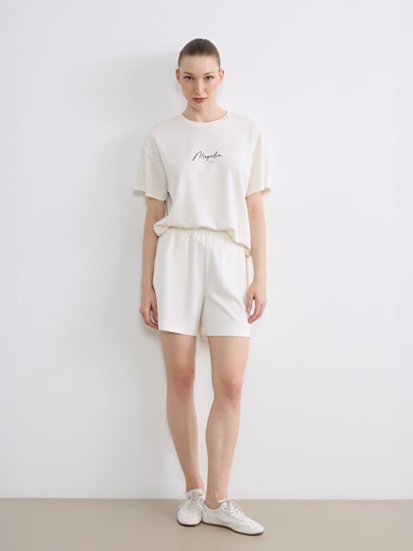 LCWAIKIKI Classic Elastische Taille Soft Touch Damen Shorts