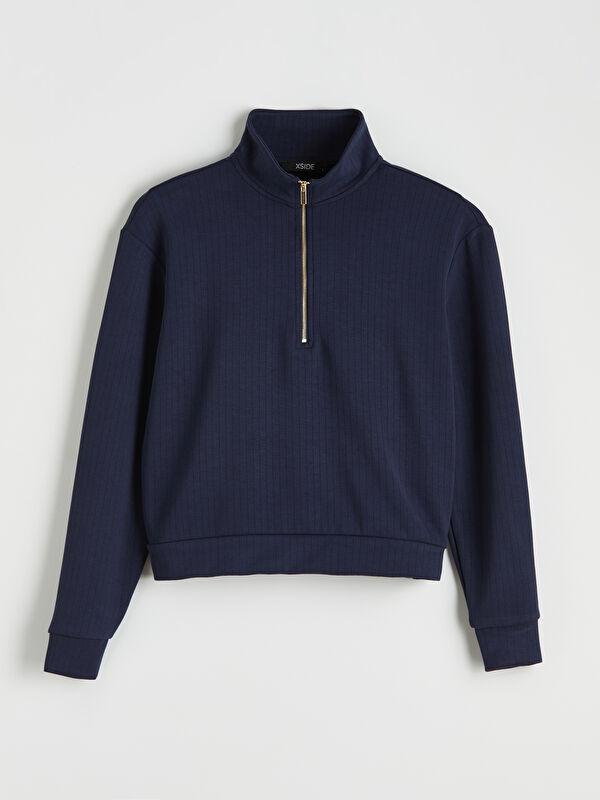 XSIDE Soft Touch Oversize Kadın Sweatshirt - S6KM73Z8-2D8 | LCW