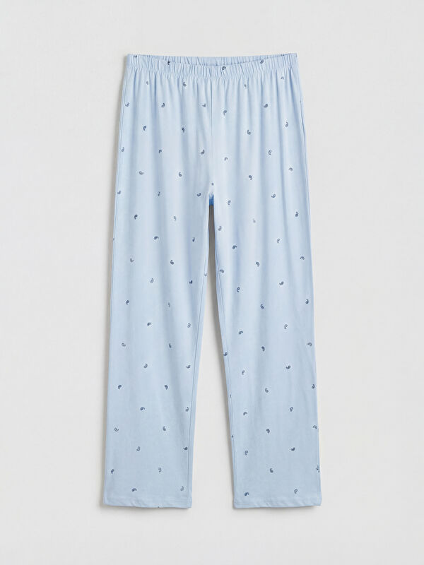LCW DREAM Beli Lastikli Baskılı Kadın Pijama Altı