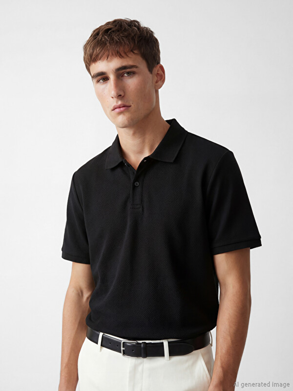 LCW Vision T-shirt polo me jakë pike për burra