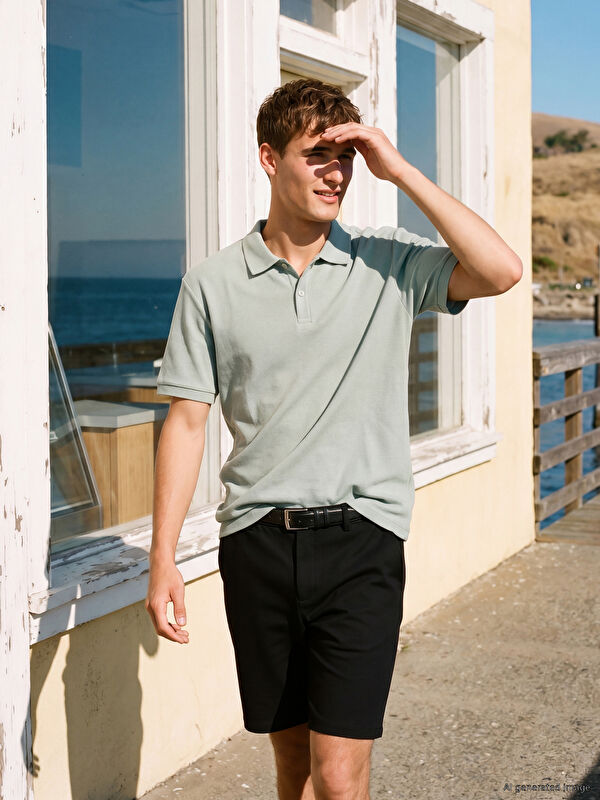 LCW Vision Polo Yaka Erkek Tişört