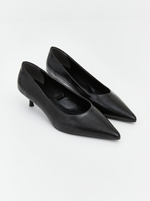 Lcw Steps Siyah Lcw Steps Sivri Burun Kadın Topuklu Ayakkabı