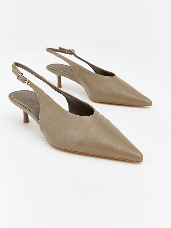 Lcw Steps Bordo Lcw Steps Sivri Burun Kadın Topuklu Ayakkabı