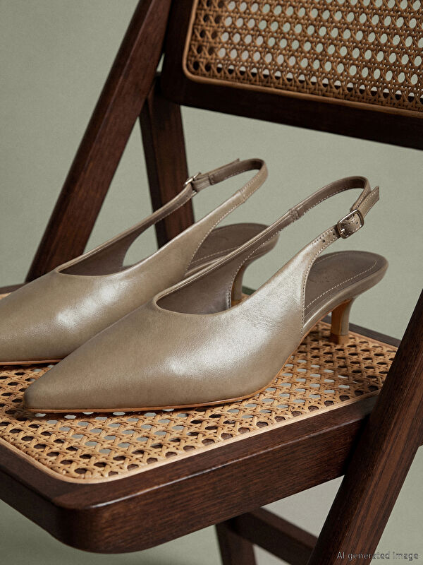 Lcw Steps Bordo Lcw Steps Sivri Burun Kadın Topuklu Ayakkabı