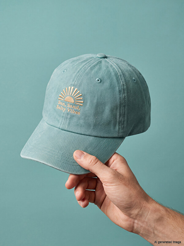 LCW ACCESSORIES Flower Embroidered Men's Baseball Cap