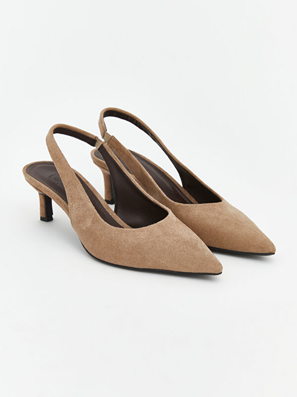 Lcw Steps Kahverengi Lcw Steps Sivri Burun Kadın Topuklu Ayakkabı