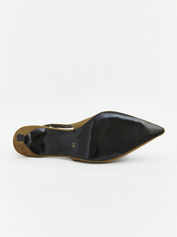 Lcw Steps Kahverengi Lcw Steps Sivri Burun Kadın Topuklu Ayakkabı