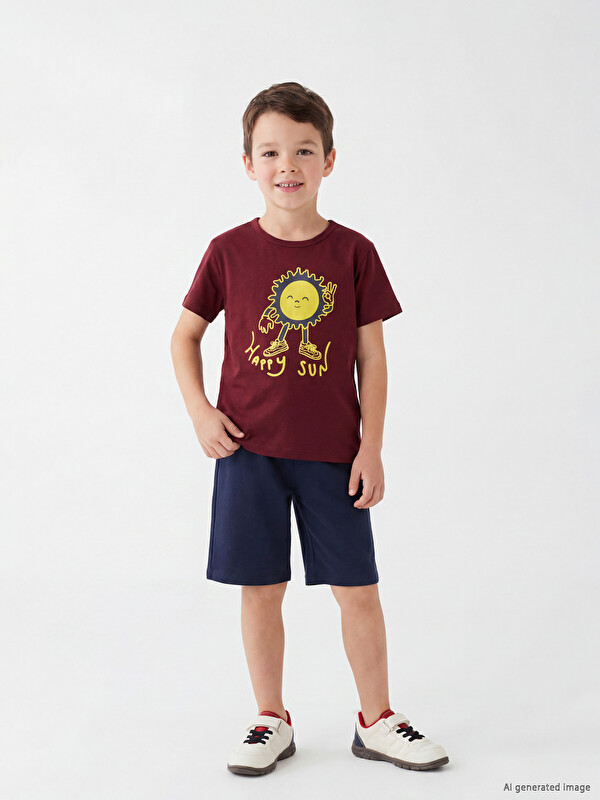 LC WAIKIKI Printed Boys' Set