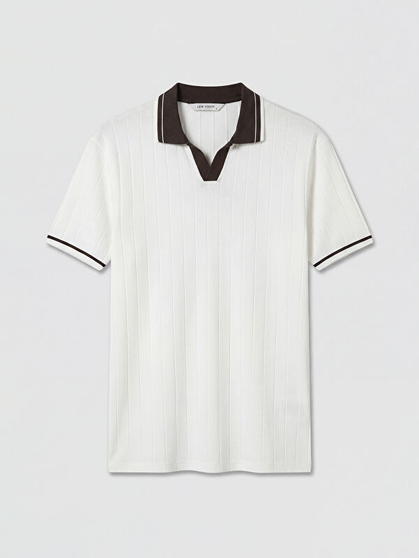 LCW Vision Polo Yaka Erkek Dokulu Tişört