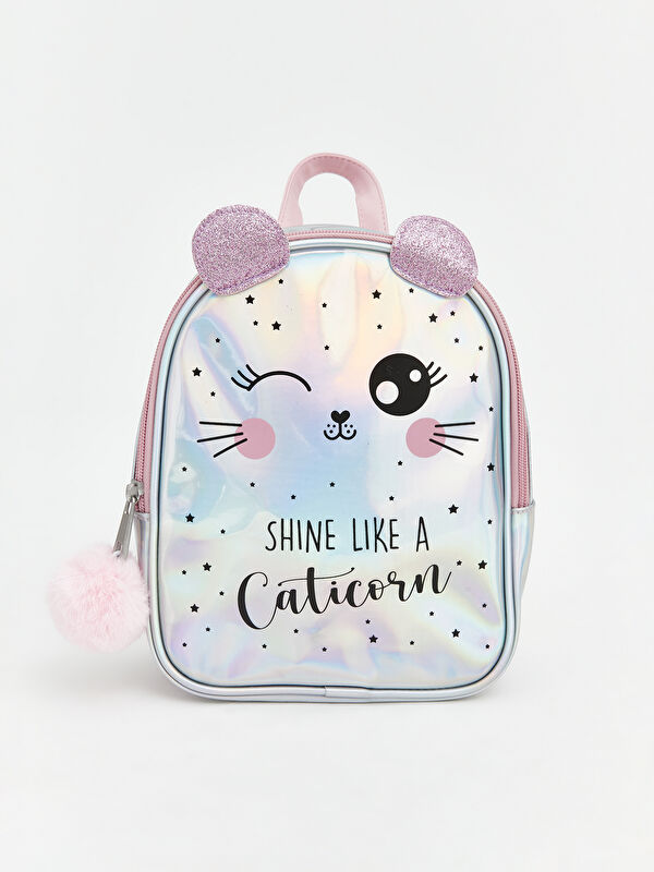 LCW ACCESSORIES Cat Printed Girls' Backpack