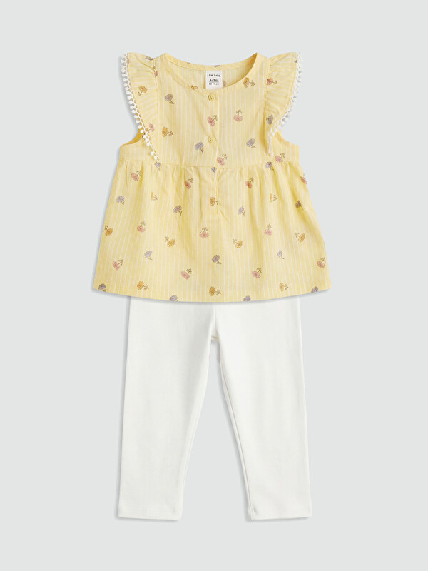 LCW baby Baby Girl Yellow Set