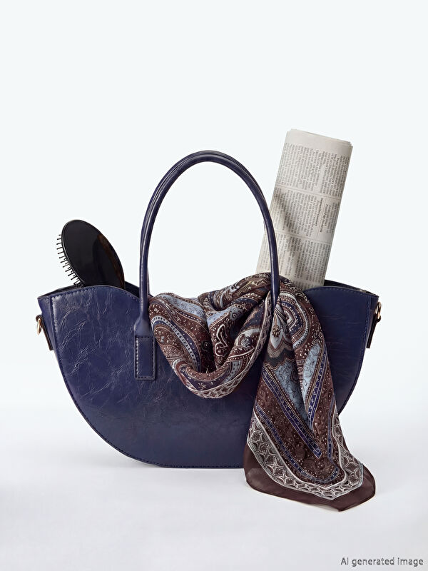 LCW ACCESSORIES Deri Görünümlü Kadın Moon Çanta