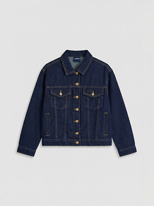 LCW Kids Kız Çocuk Jean Ceket