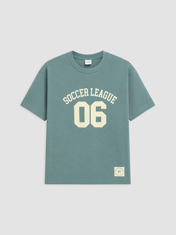LCW Kids Boy Green T-Shirt