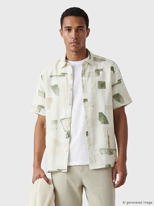 LCW Vision Man Khaki Shirt