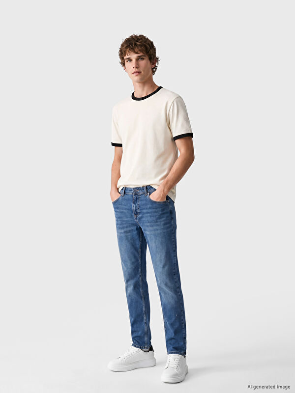 LCW Jeans 750 Slim Fit Erkek Jean Pantolon