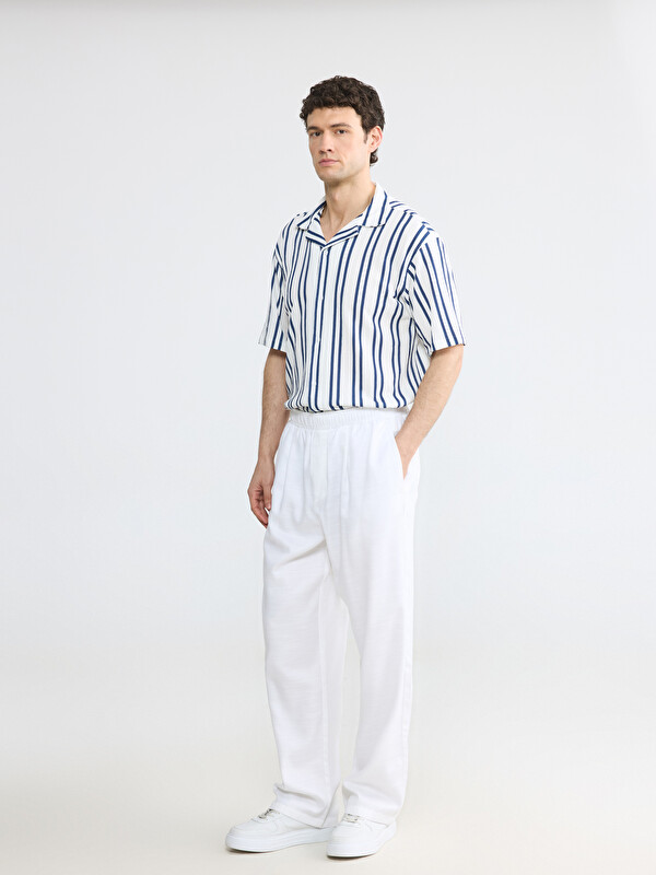 LCW Vision Muškarac Bijela Pantalone