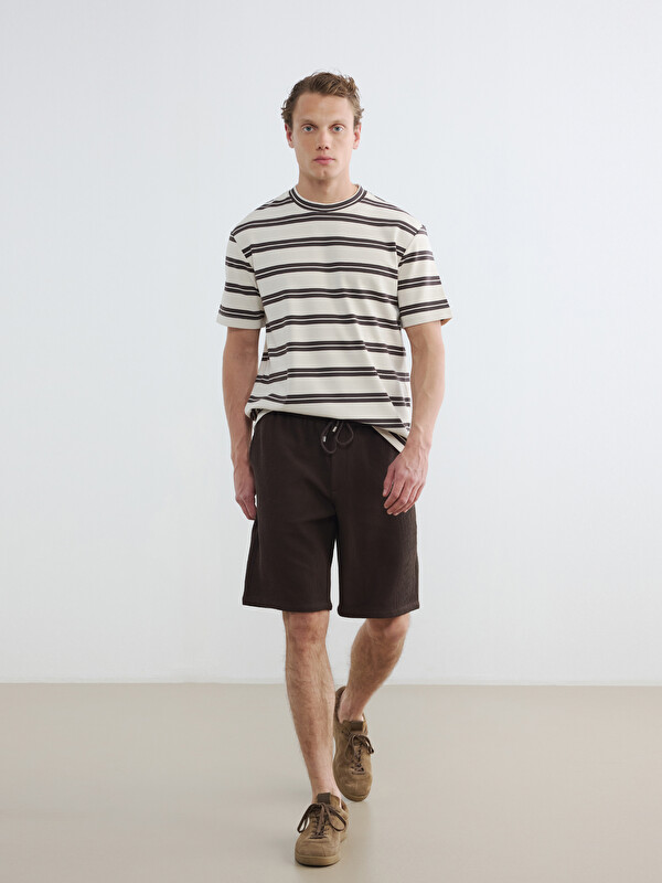 LCW Vision Regular Fit Ribbed Men's Shorts