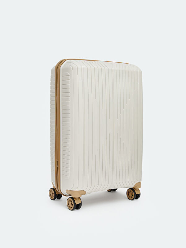 LCW JOY Lock Detailed Medium Size Suitcase