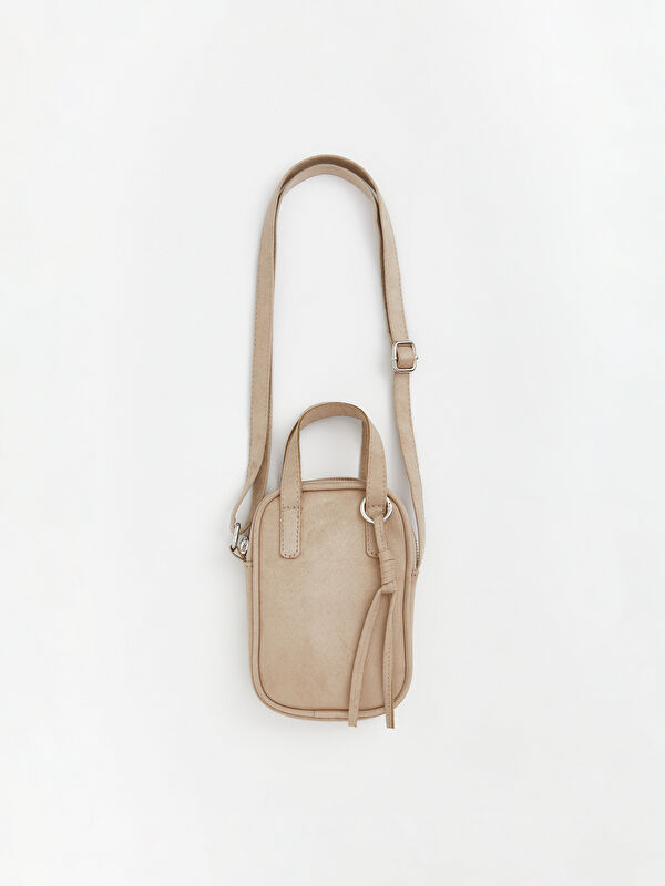 LCW ACCESSORIES Süet Görünümlü Kadın Kol Çantası