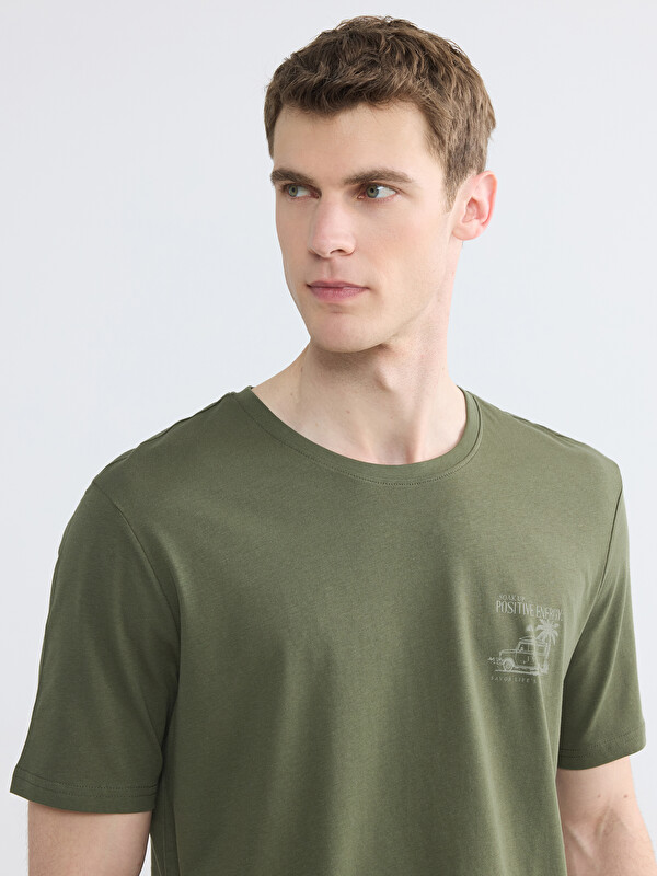 LCWAIKIKI Classic Crew Neck Printed Men's T-Shirt