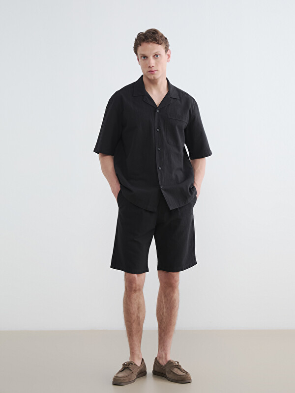 LCW Vision Standard Fit Linen Look Men's Shorts