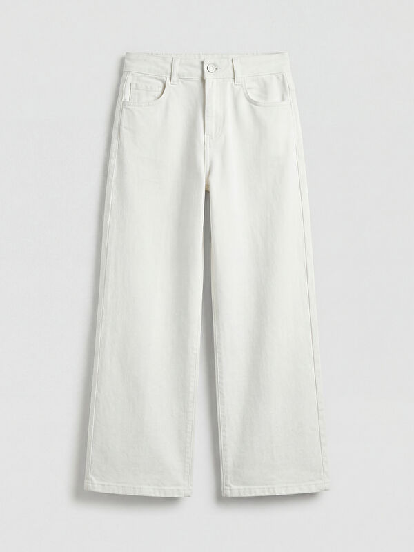 LC WAIKIKI Wideleg Kız Çocuk Gabardin Pantolon