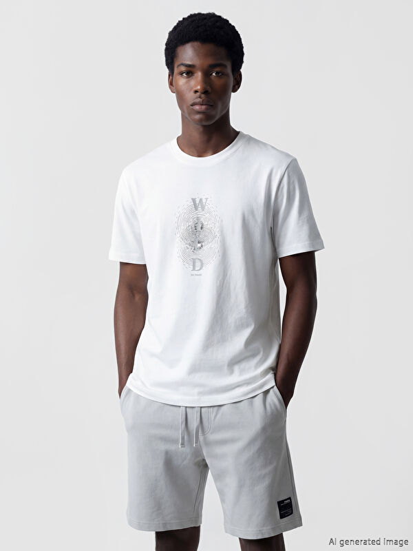 XSIDE Crew Neck Printed Men's T-Shirt