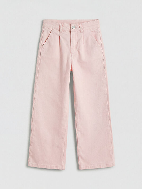 LC WAIKIKI Wideleg Kız Çocuk Gabardin Pantolon