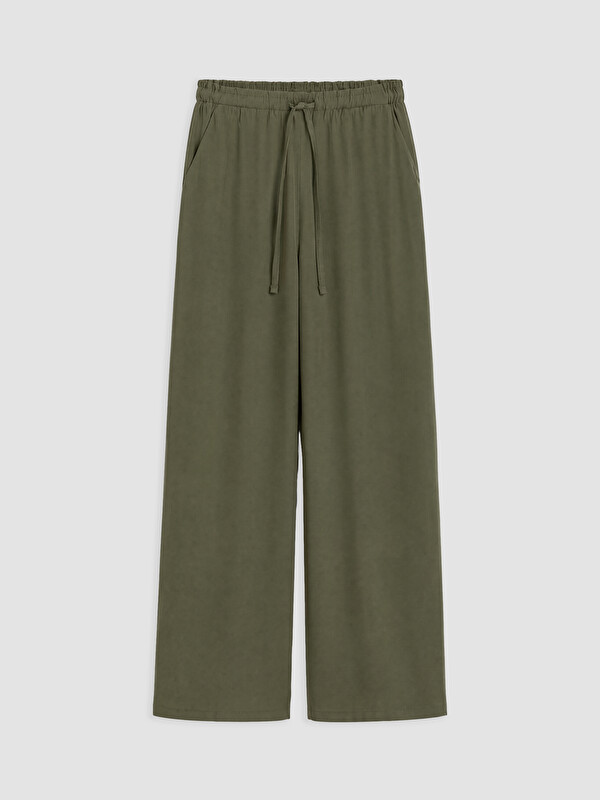 LCW Modest Beli Lastikli Modal Karışımlı Kadın Pantolon