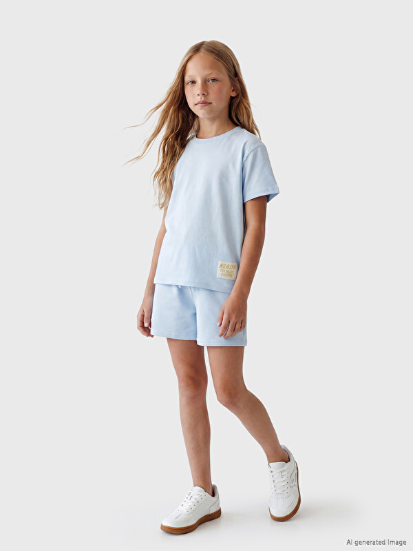 LCW Kids Kız Çocuk Soft Touch Takım