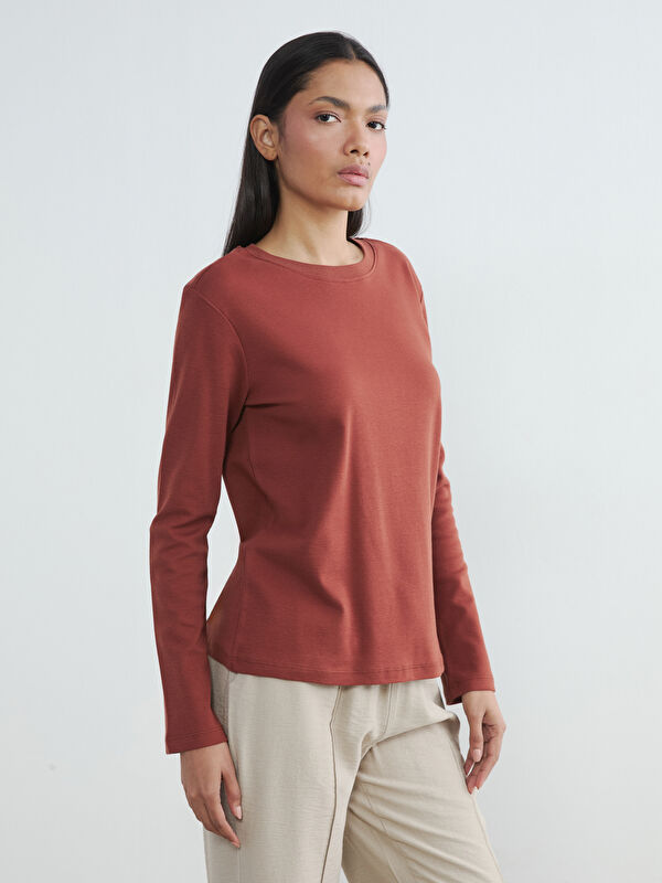 LCWAIKIKI Basic Bisiklet Yaka Kadın Body	