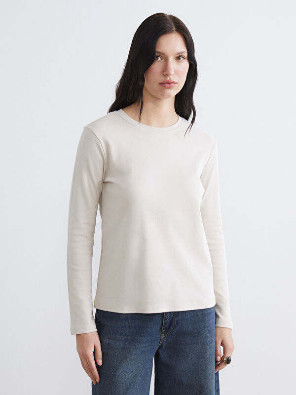 LCWAIKIKI Basic Bisiklet Yaka Kadın Body	