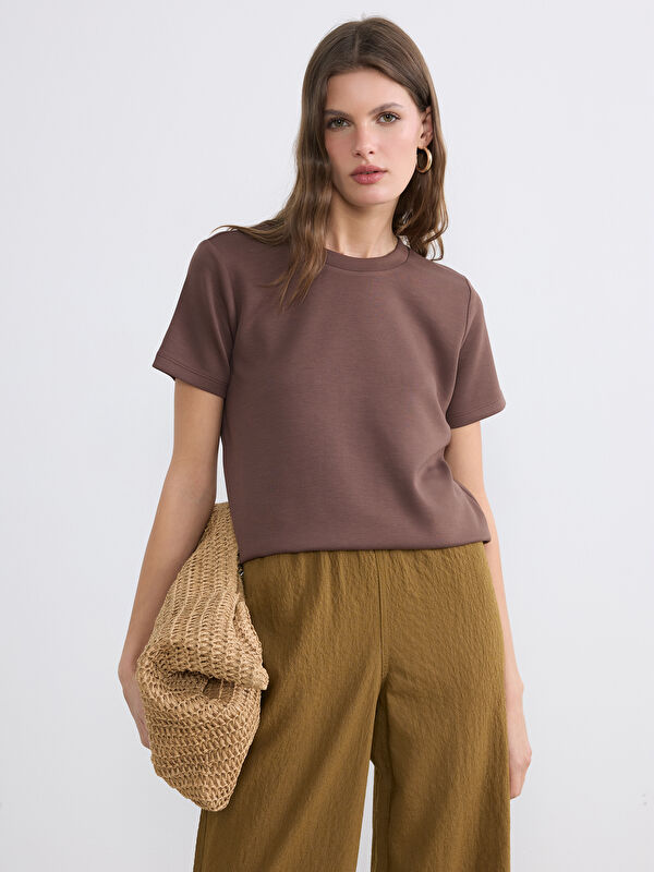 LCWAIKIKI Basic Crew Neck Soft Touch Women's T-Shirt