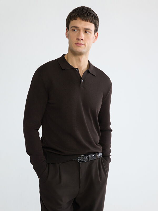 LCW Vision Polo Yaka Triko Erkek Kazak