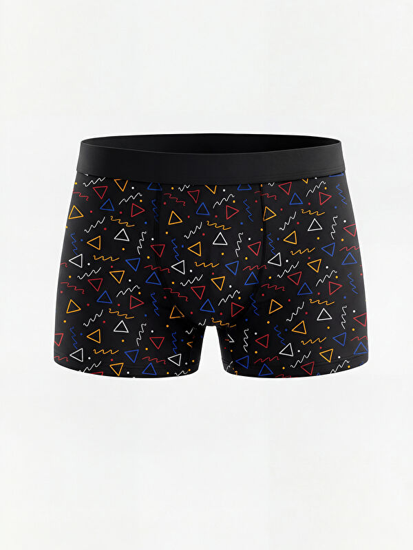 LCW Kids Geometrik Desenli Erkek Çocuk Boxer