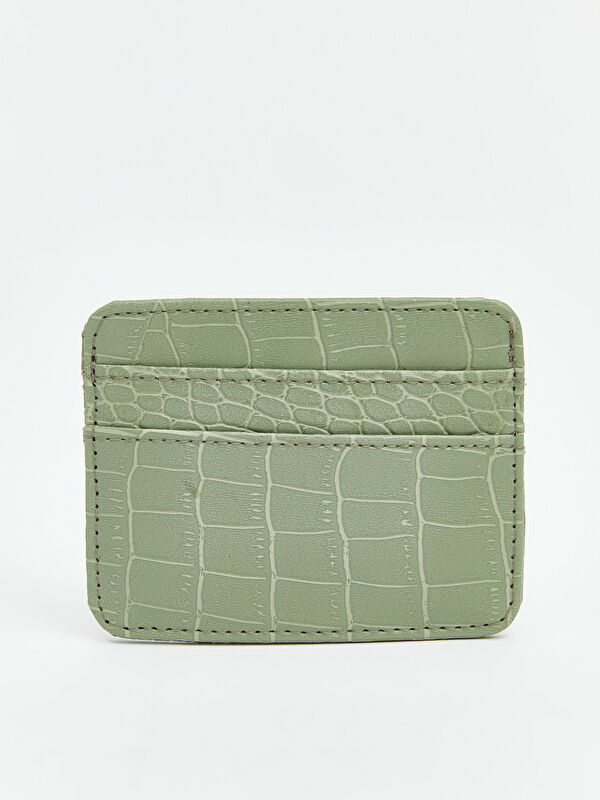 LCW ACCESSORIES Kroko Desenli Kadın Cüzdan Kartlık