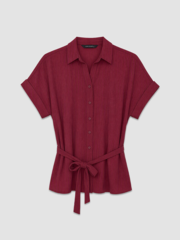 LCW STUDIO Woman Bordeaux Shirt