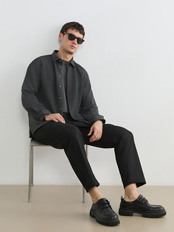 LCW Vision Regular Fit Dokulu Erkek Gömlek