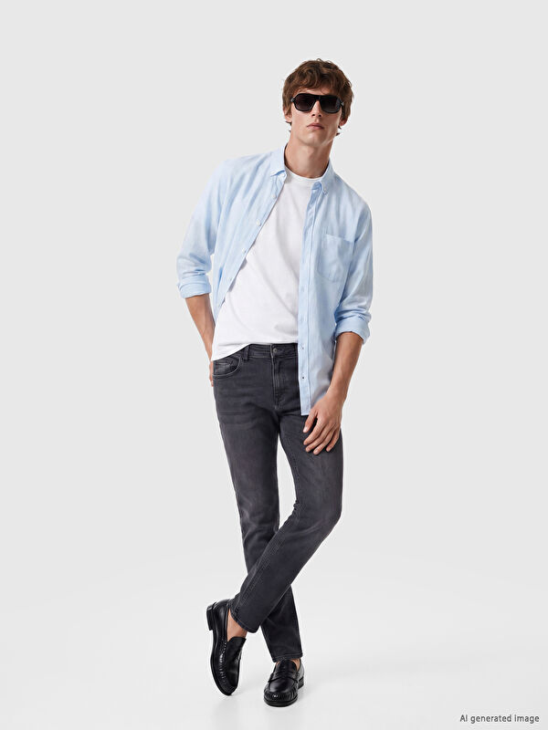 LCW Jeans 750 Slim Fit Erkek Jean Pantolon