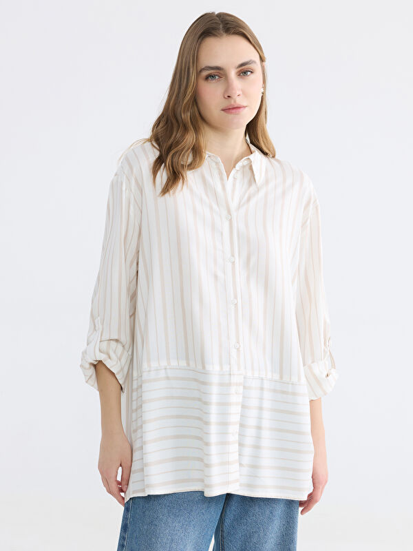 LCW EVERYDAY Striped Women's Shirt